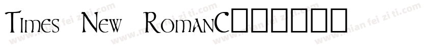 Times New RomanC字体转换